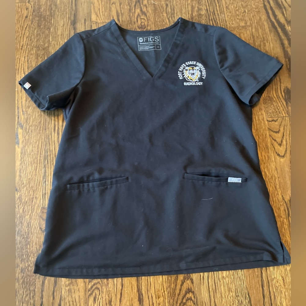 Fort Hays State University Radiology Figs Casma Scrub Top